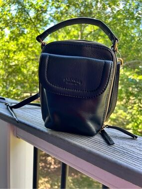 American Leather Co Black Mini Crossbody Bag